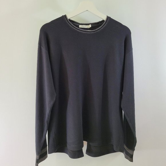 Rag & Bone Long Sleeve Split-Back Top - Picture 2 of 5